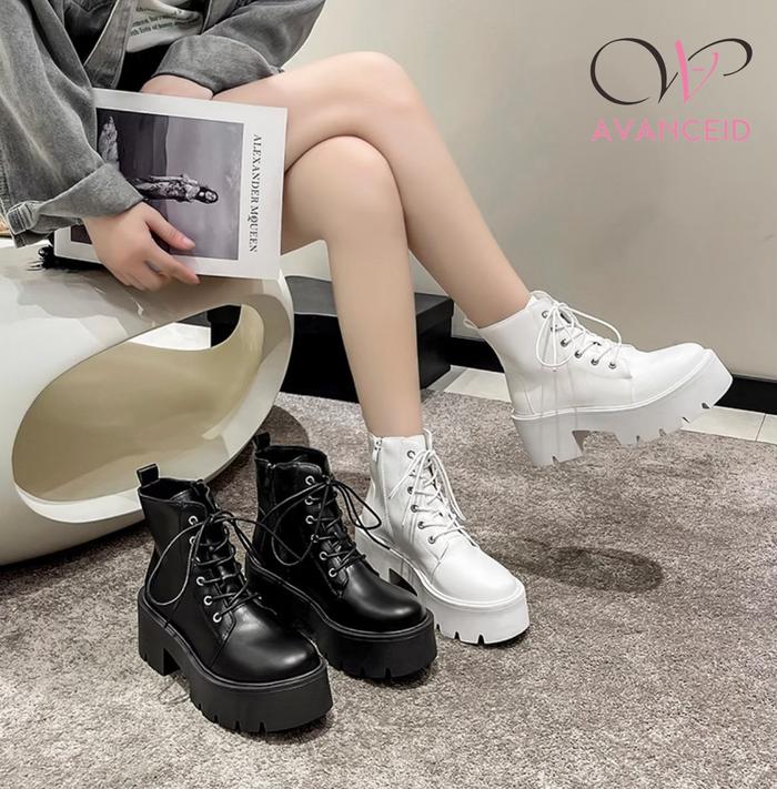AVANCEID 1915B Sandal Sepatu Sneakers Wanita Fashion Boots Karet Shoes