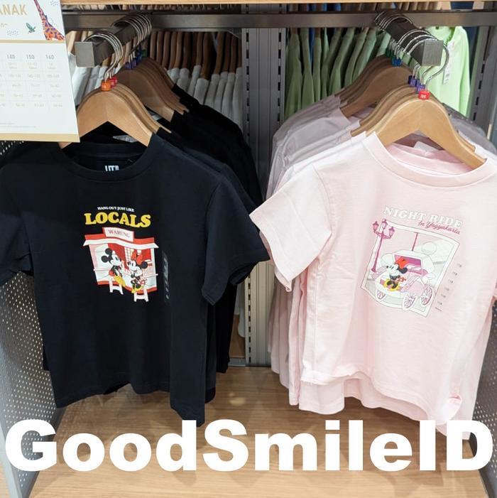 NEW KIDS UT x Disney Indonesia Mickey Minnie T-Shirt Kaos Lengan Pendek Anak JASTIP UNIQLO