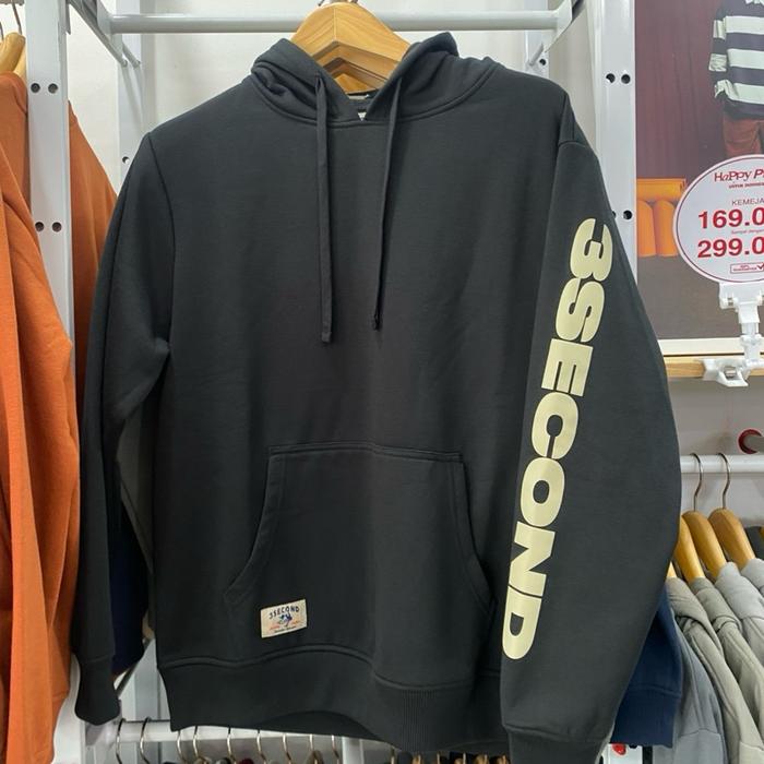 hoodie 3 second hitam 1103