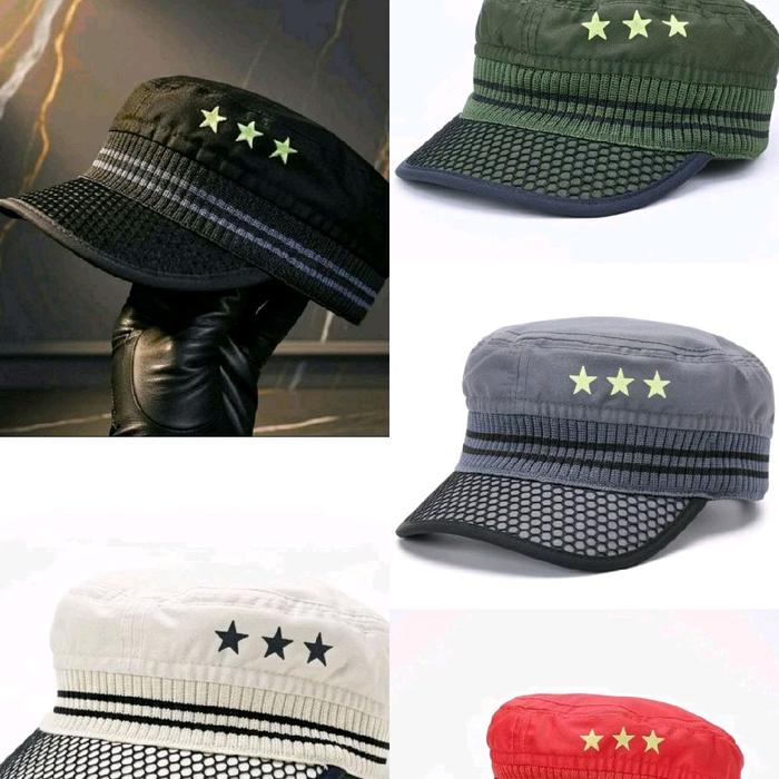 Topi Anak Rip Bintang 5 Warna - Topi Anak dengan Desain Bintang 5 Warna yang Menarik