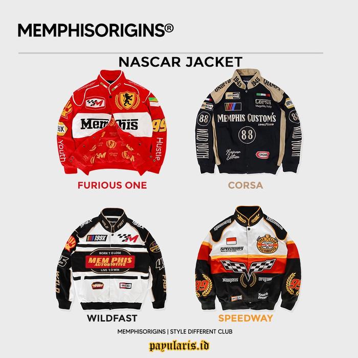Nascar Furious One/Corsa/Wildfast/Speedway/Stradale/Ter Jacket Memphisorigins