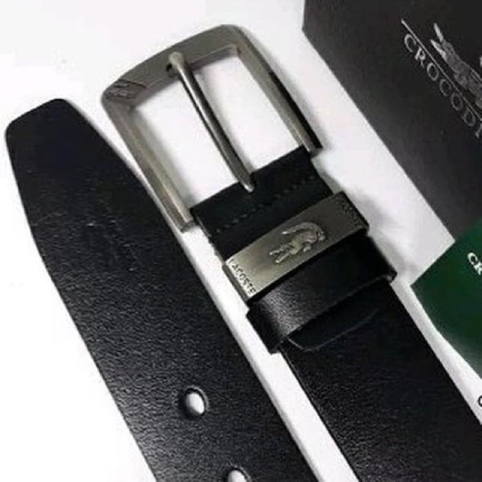 IKAT PINGGANG PRIA MODEL JARUM BELT 4CM SABUK BUAYA GESPER KULIT