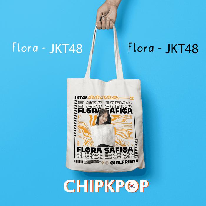 [PAKET SET FLORA] [JKT48] I TOTEBAG OSHI FLORA JKT 48 FANMADE BISA COD I TOTEBAG JKT 48 OSHI FLORA I