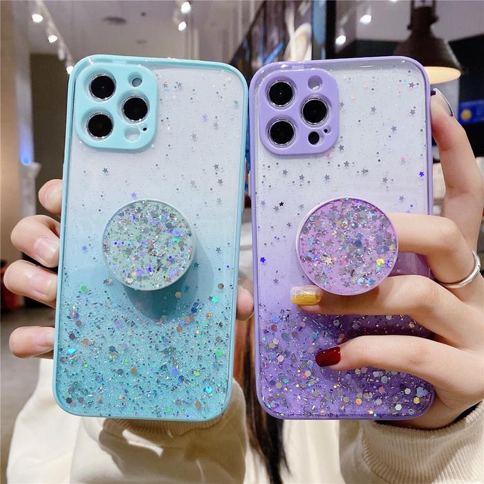 Glitter Case for Oppo A53 Funda A15 A72 A9 A5 2020 A54 Realme C21 C35