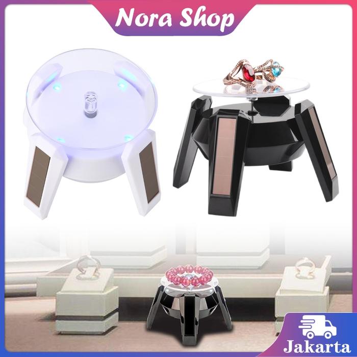 Rotary Display Barang Putar Meja Putar Otomatis Stand Display Putar Solar Display Stand Rotary Led