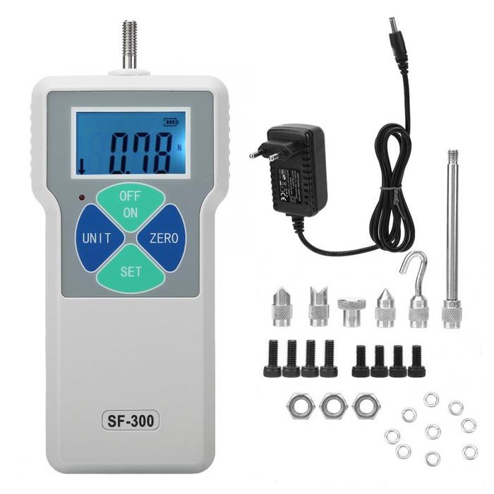 SF-300 Portable Dorong dan Tarik Tester Meter Digital Force Gauge