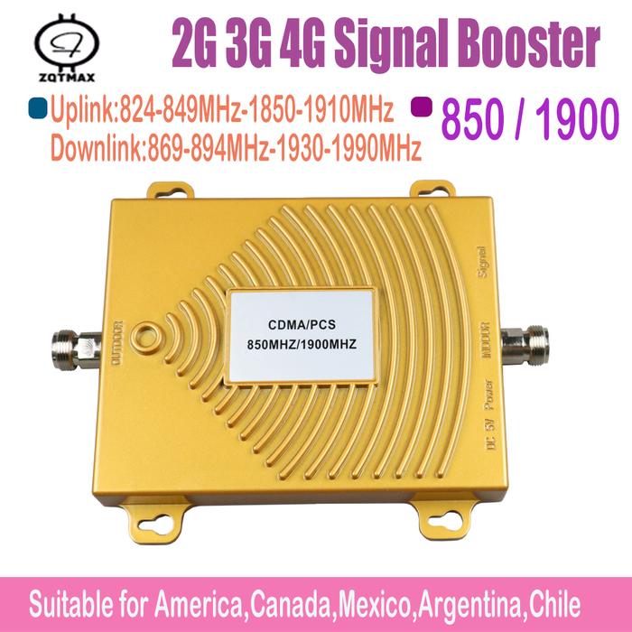 ZQTMAX 2G 3G 4G cell phone signal booster lte data signal amplifier