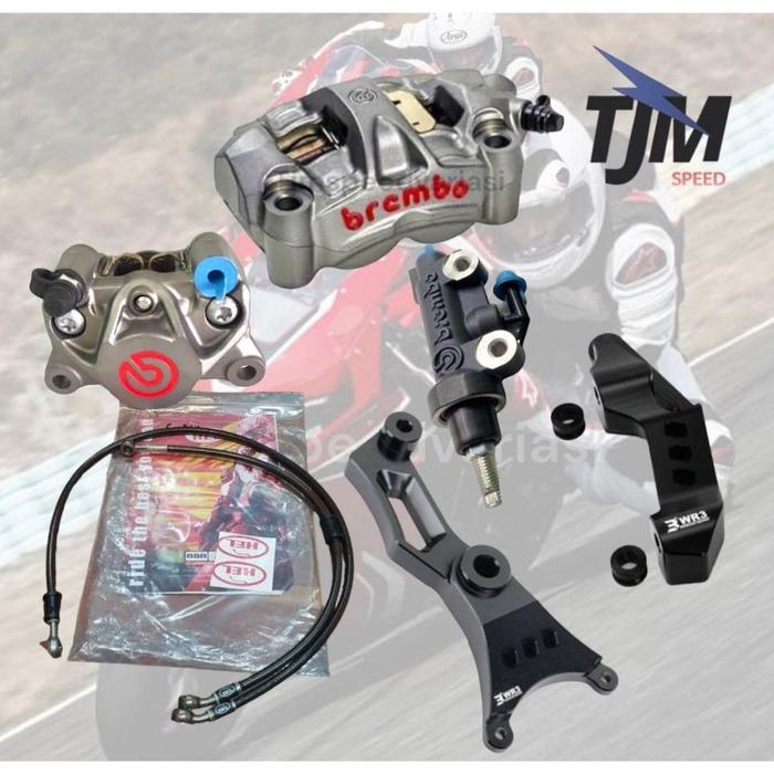 PAKET KALIPER BREMBO M50 + P2 NINJA SS ORI ITALY !!!