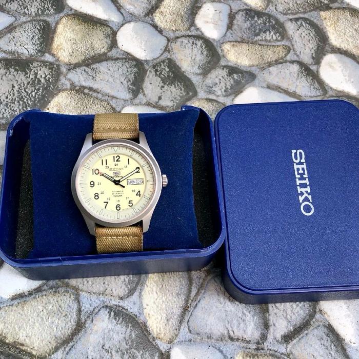SEIKO 5 SPORT SNZG07 MILITARY NYLON