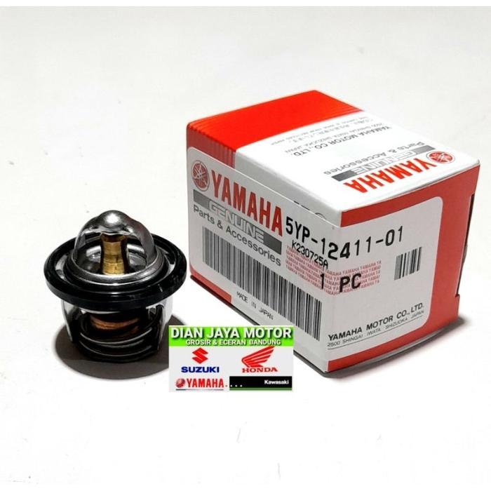 TERMOSTAT YAMAHA 5YP VIXION MX XEON XABRE R15 5YP1241101 ORIGINAL YAMAHA GENUINE PARTS 100 THERMOSTA