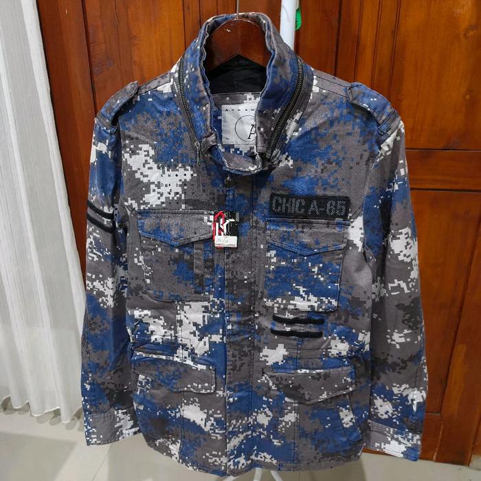 jaket m65 field army camo digital andew