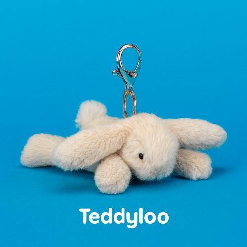 Smudge Rabbit Bag Charm Jellycat Purse Keychain Gantungan Tas Hiasan Boneka Gantungan Kunci Lucu Bun