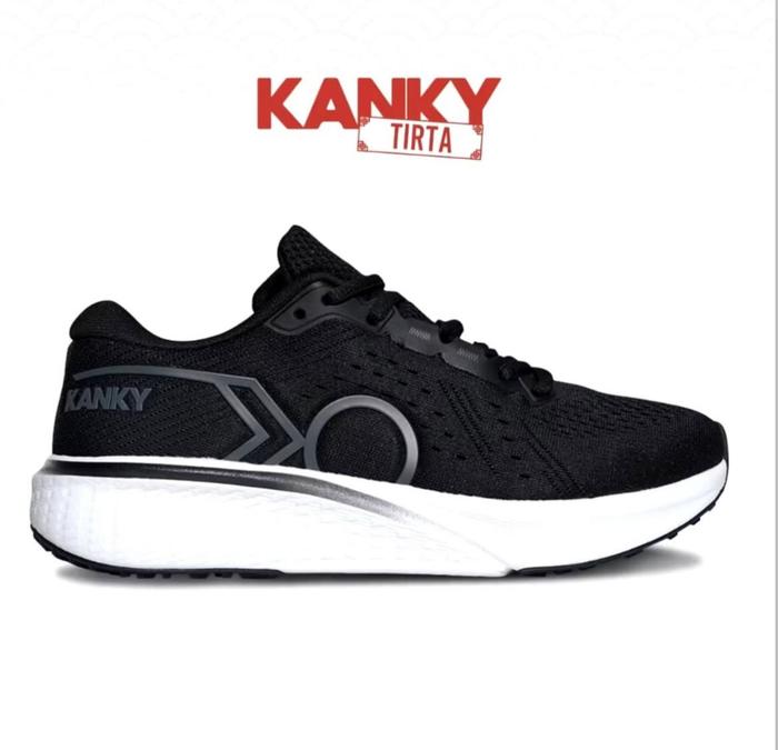 SEPATU SNEAKERS KANKY STORY KAZE-BLACK WHITE SIZE 37-44