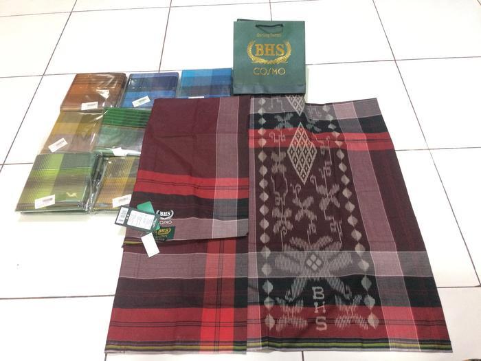 SARUNG BHS COSMO CKB KOMBINASI ASLI TENUN KAIN SONGKET HALUS