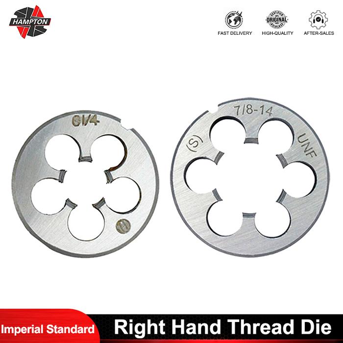 1pc Machine Screw Die Right Hand Thread Die G1/4-19 G1/8-28 1/4NC20