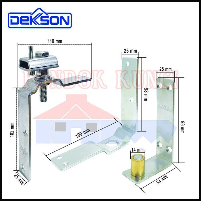 Engsel Pivot Pintu Lipat Dekkson 8166 Top Battom Pivot Dekson