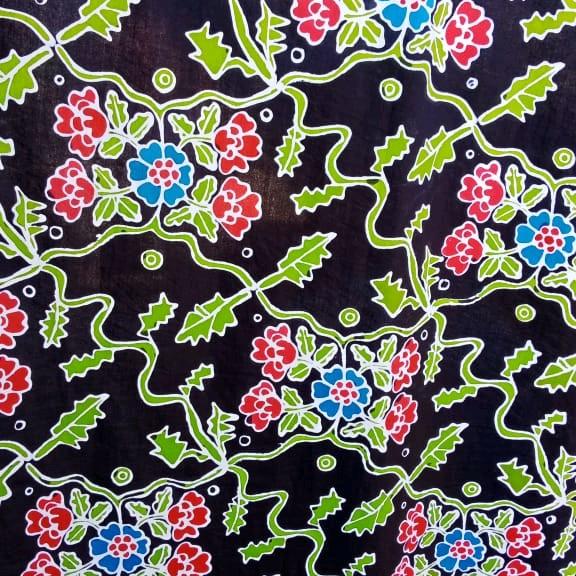 Batik Difabel Blora motif bunga mustika