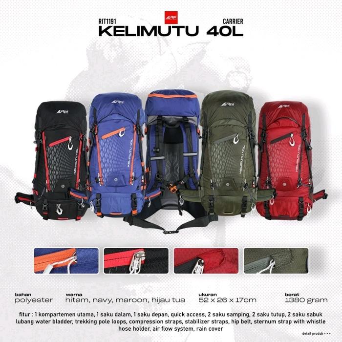 Tas Ransel Atau Semi Carrier KELIMUTU 40 Liter Arei Outdoorgear