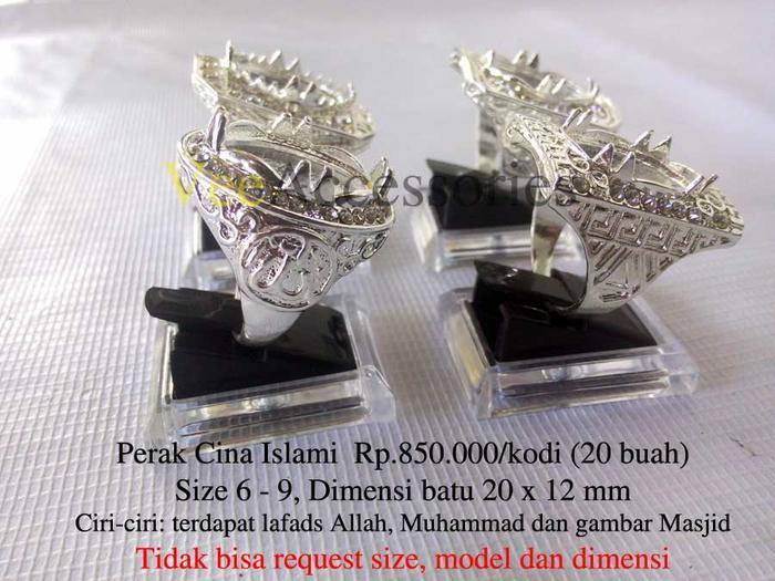 Ring / Emban / Ikat Cincin Perak Cina Islami