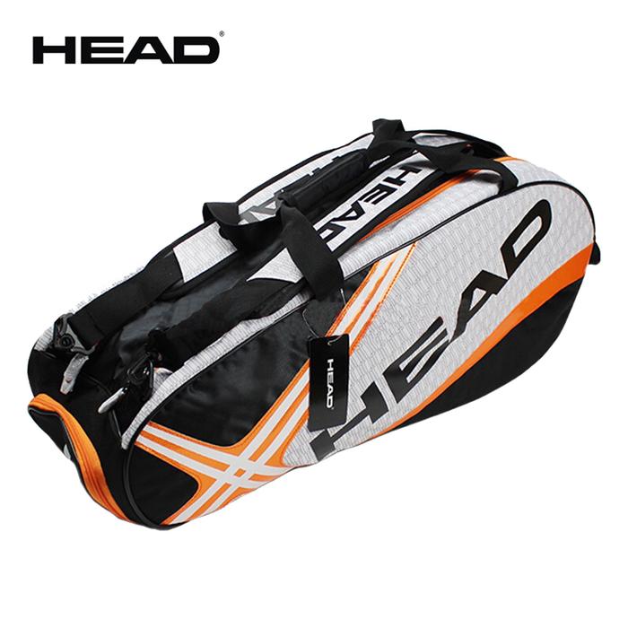 HEAD Tas Tenis Kepala Asli 6 Raket Tenis Pria Ransel Tenis Padel