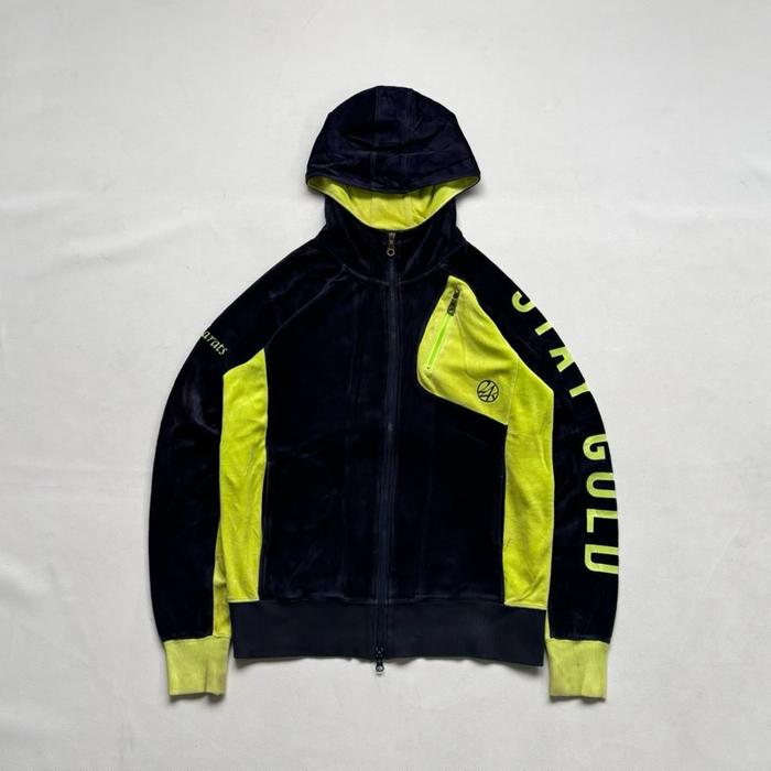 24 Karats Gold Diggers Velvet Zip Hoodie