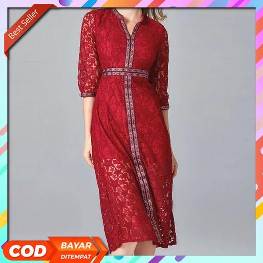 Dres Chongsam Wanita Dewasa Imlek Cantik 2023 Cheongsam  Cina Jumbo Elegan Pendek Sexy Kekinian Gaun