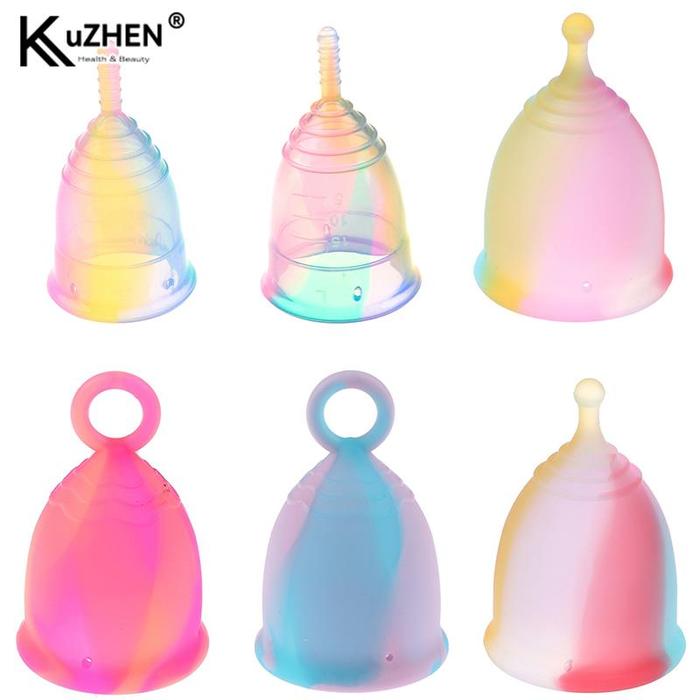 Silicone Menstrual Cup Feminine Hygiene Coppetta Mestruale Coupe