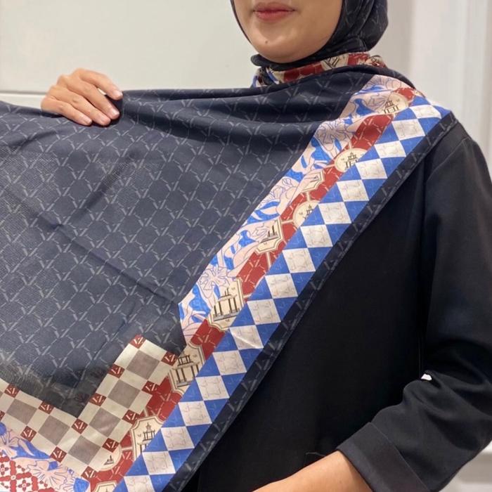 jilbab VZ Calliope Scarf material premium  voal size 120x120cm