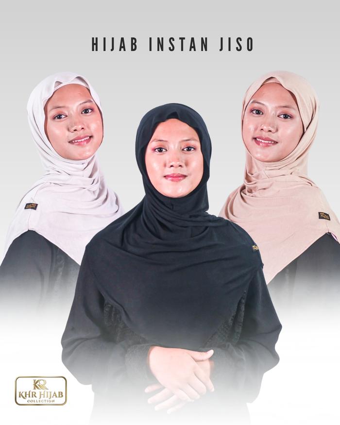 KHR - Hijab Jisoo Instan inner Kaos Rayon Viscose Bergo Premium Original