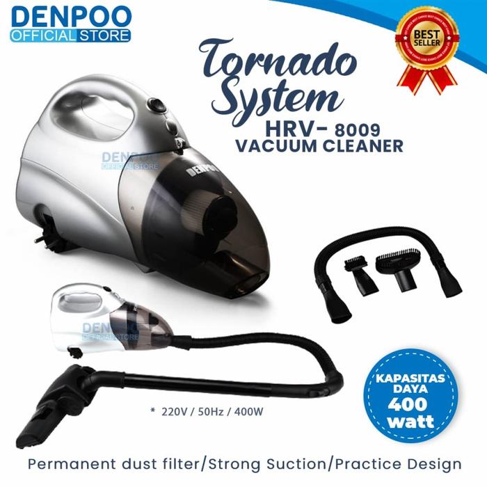 Vacuum Cleaner Denpoo dengan Tornado System HRV 8009