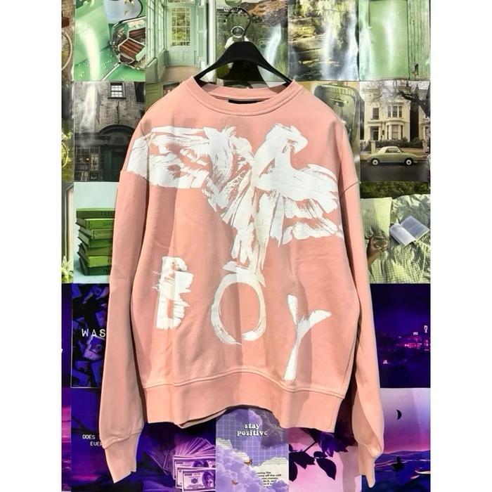 Boy London Soft Pink Big Logo Crewneck Preloved