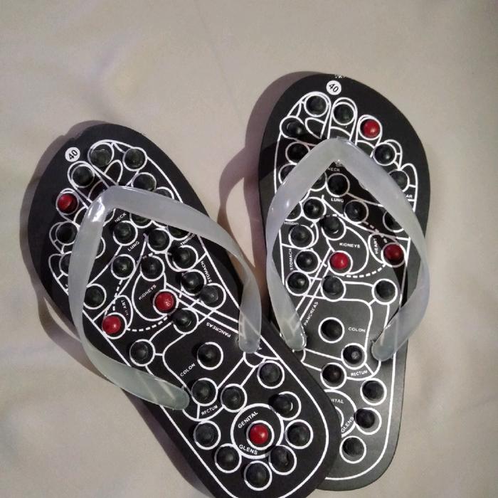 (Best Seller) Sandal Refleksi Pria Wanita - Sandal Untuk Kesehatan - Sendal Rematik - Sandal Pemulih