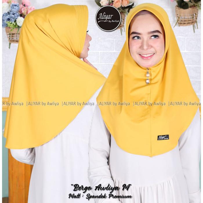 terlaris bergo awliya m original aliyar by awliya|| hijab bergo awliya size m ||hijab sport||hijab a