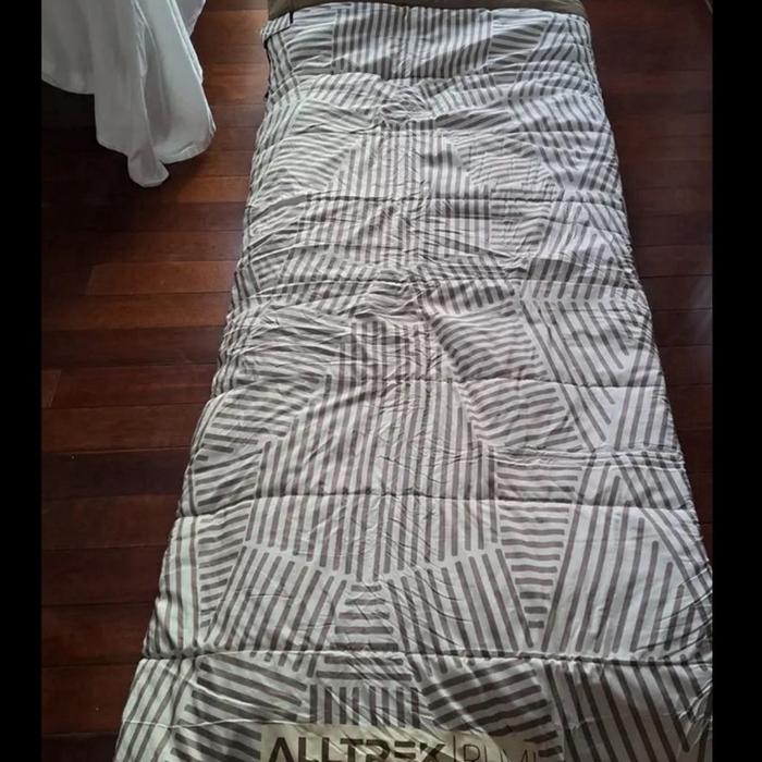 Sleeping bag ALLTREK RUMI PATTERN Envelope Single Portable Outdoor - Second
