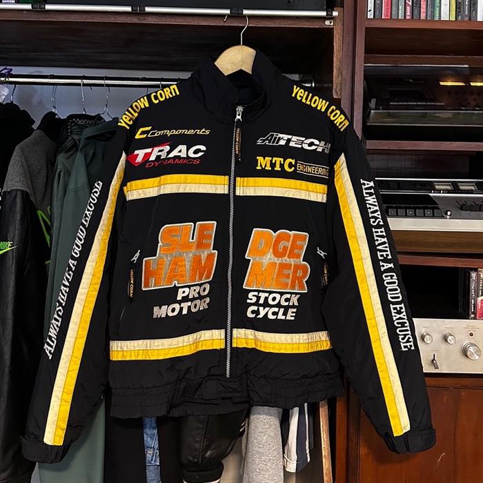 Yellow Corn Jaket Racing Vintage