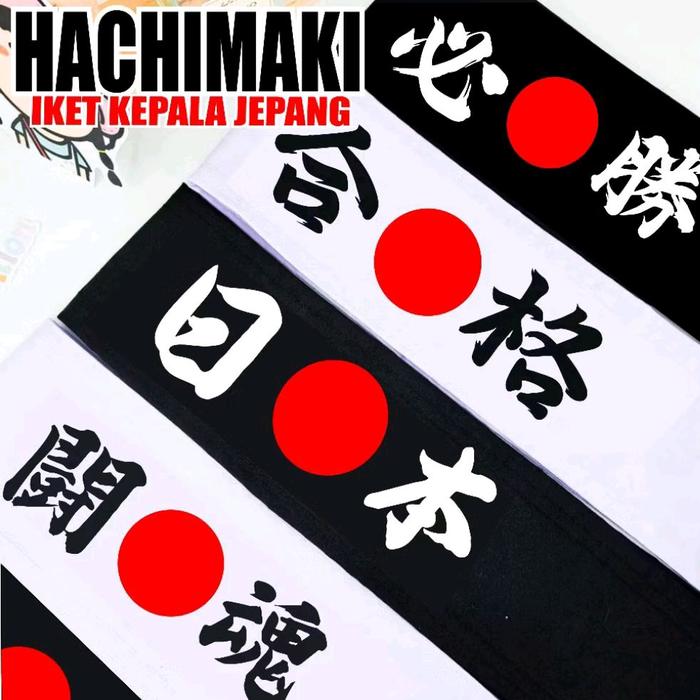 ikat kepala hachimaki jepang