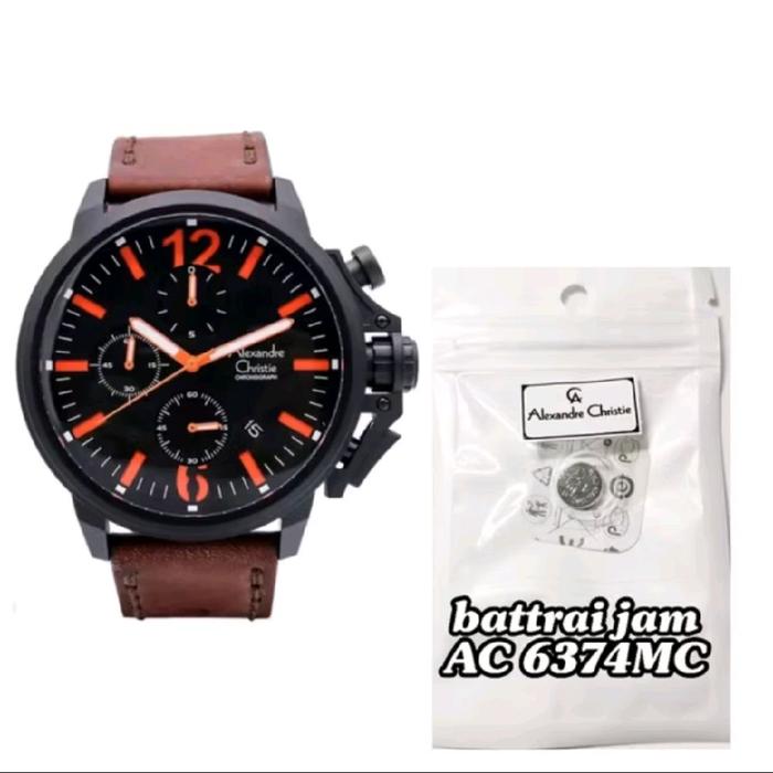 6374MC battrai jam tangan Alexandre Christie battrai pengganti battrai jam original