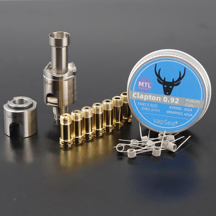 Boro MTL RBA Bridge M2 Accessories Tank RTA Atomizer 2.5mm Coil Ni80