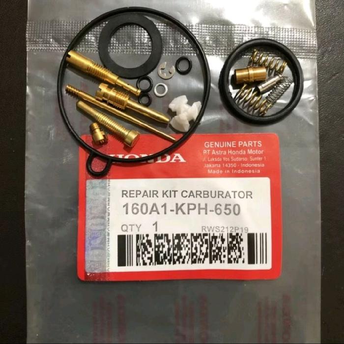 repairkit repair kit karburator kit karbu kit Supra x 125 lama karisma kharisma ori ahm honda