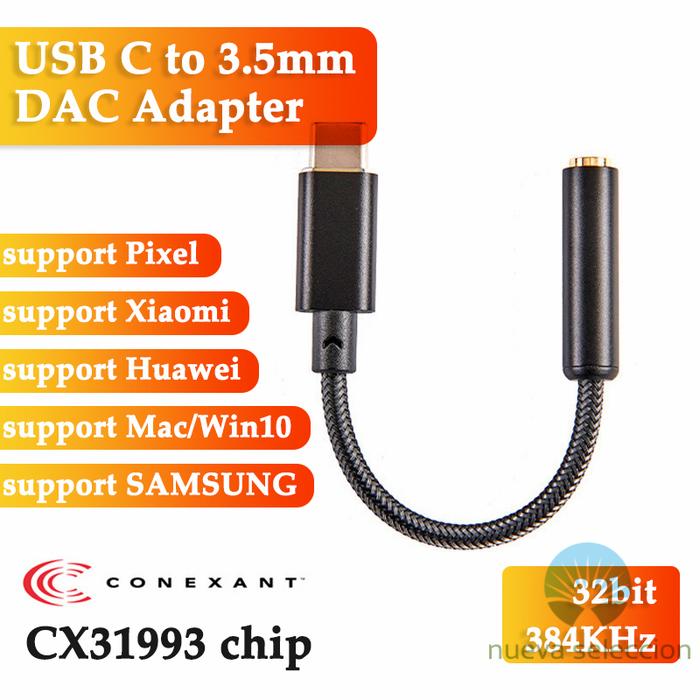 CX31993 USB Type C DAC Headphone Amplifier 3.5mm Jack Output USBC DAC