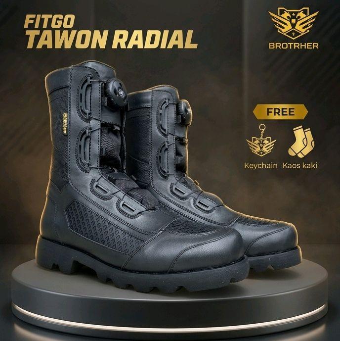 BROTRHER SEPATU PDL TALI PUTAR SOL RADIAL /SEPATU PDL TALI BIASA/ SEPATU PDH LANTAS SARANG TAWON BRO