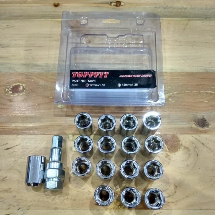 LUG NUT BAUT MUR SENEKA + KUNCI L UNIVERSAL UNTUK VELG RACING LIVINA CC