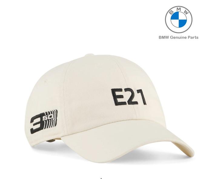 Original BMW E21 50 Years 3 Series Baseball Cap Topi Unisex Beige by Puma