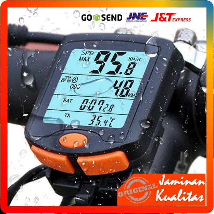 BOGEER Speedometer Sepeda Wireless Odometer LED Waterproof - YT-813