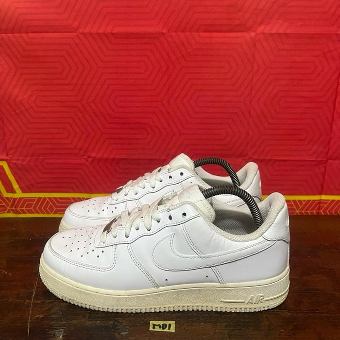 Sepatu second ori nike af1 low white size 40,5