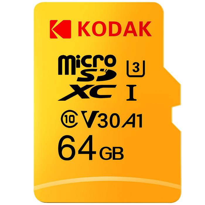 Terlaris, Asli Kodak 512GB Kartu SD Mikro Kelas 10 16G 32G 64GB U3 4K
