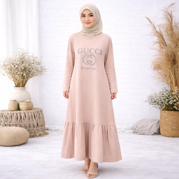 Gamis  Oblong Motif Merk Ribera