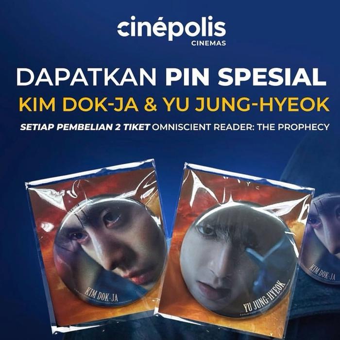 Exclusive Omniscient Reader Pin Badge, Cinepolis