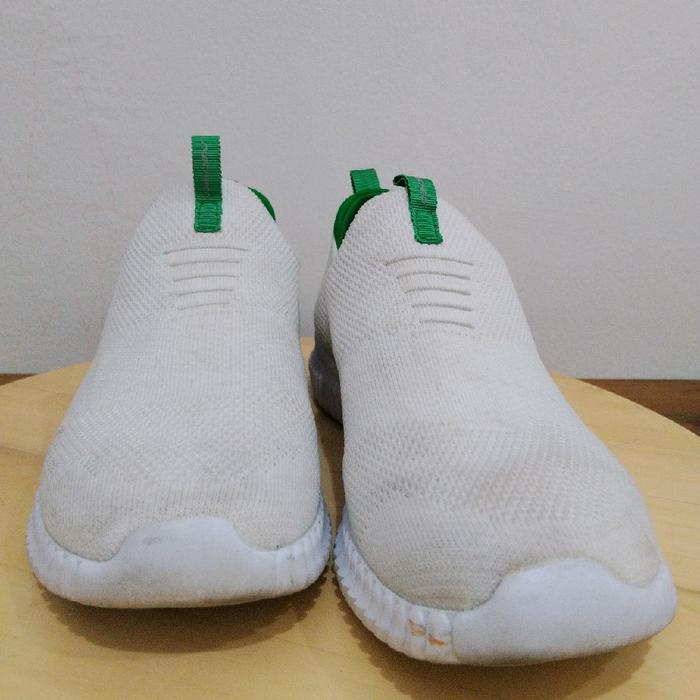 NO RETUR! Preloved Skechers Elite Flex Original White Green Size 39.5 (25cm)