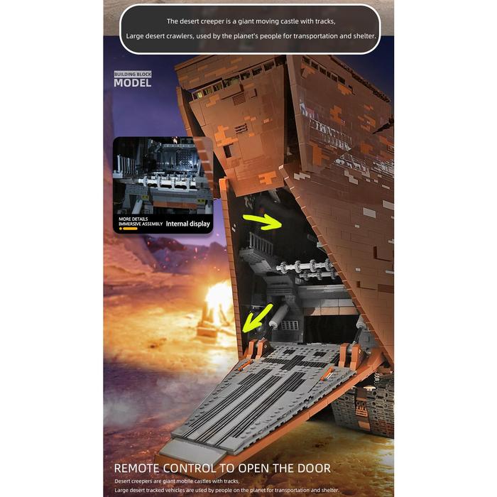 Mould King 13135 21004 Eclipse-Class Dreadnought Star Toys ISD
